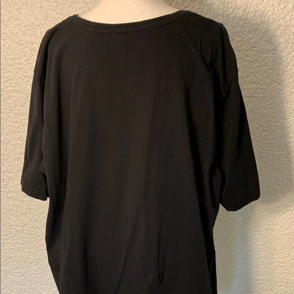 Ulla Popken size 24/26 Classic Black V-Neck Women's Top - Picture 4 of 7